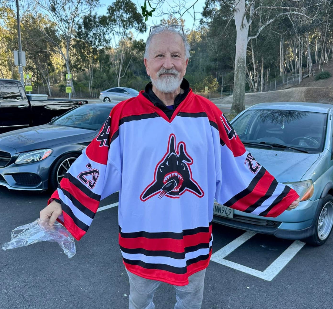 New Sharks Goalie Cut Jersey (Price Includes Free USA Shipping)