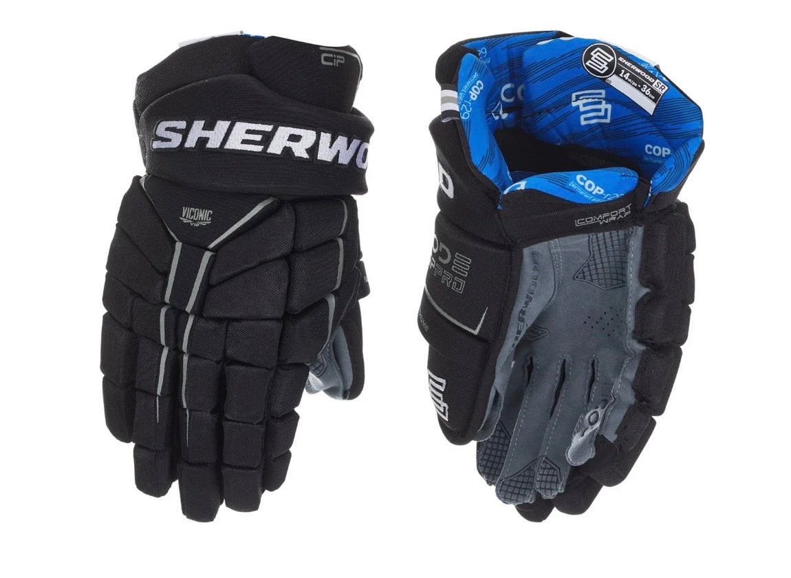 Top Selling Hockey Gloves:  SHERWOOD CODE TMP PRO (Price Includes Free USA Shipping)