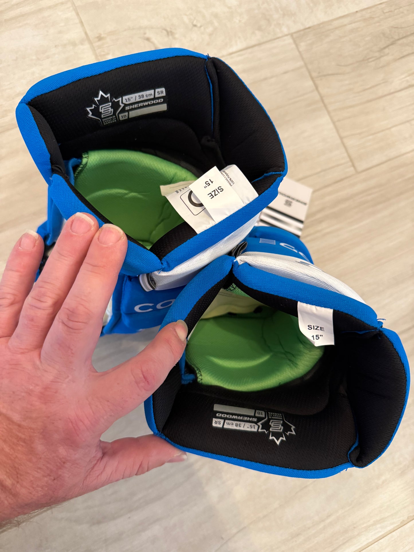 Top Selling Hockey Gloves: Sherwood Code Encrypt 1 Team Stock Gloves (Price Includes Free USA Shipping)
