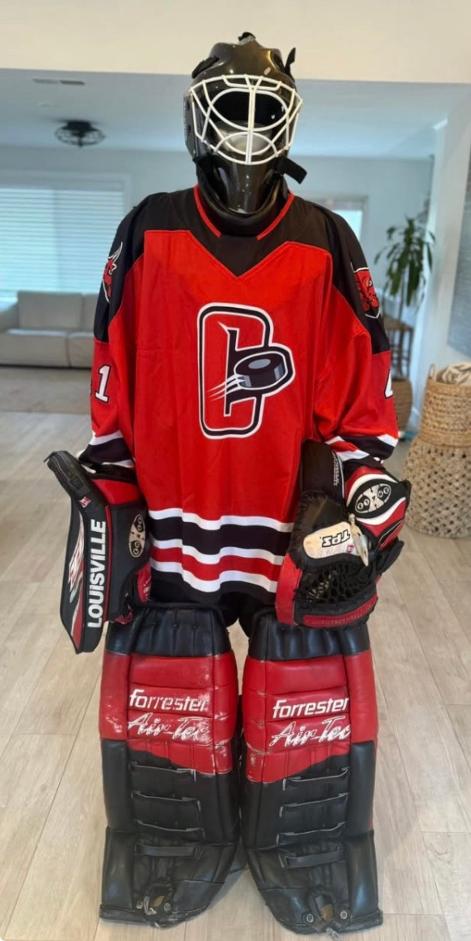 New Comets Goalie Cut Jersey (Price Includes Free USA Shipping)