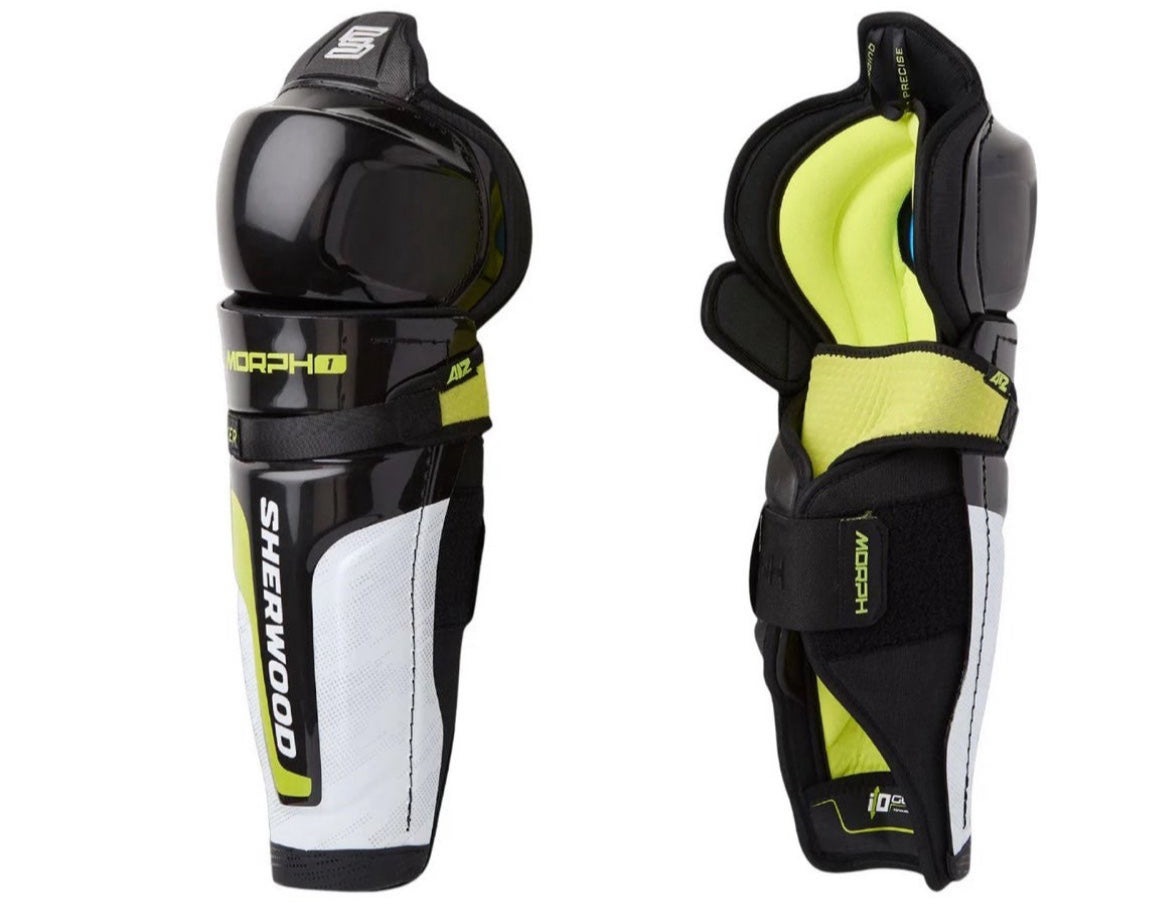 Top Selling Hockey Shin Pads: SHERWOOD REKKER MORPH 1 (Price Includes Free USA Shipping)